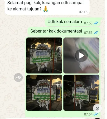 Pengiriman Papan Bunga Selamat Pondokmelati
