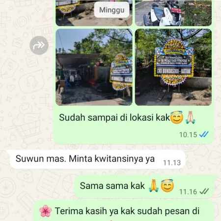 Pengiriman Papan Bunga Duka Pondokmelati