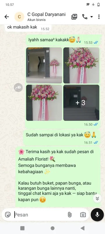Pengiriman Karangan Bunga Pondokmelati