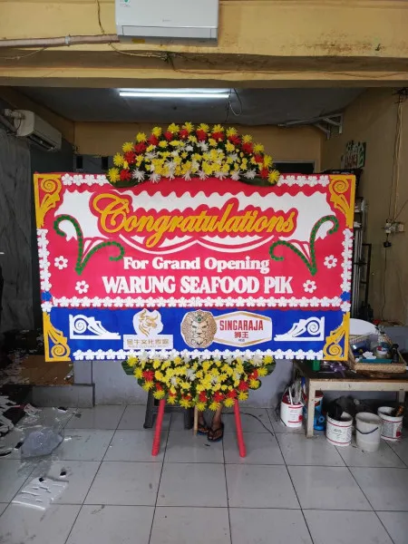Papan Bunga Ucapan Selamat Pondokmelati