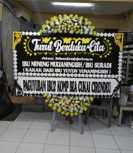 Papan Bunga Duka Pondokmelati